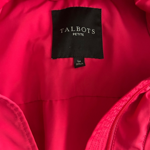 Talbots Vibrant Raspberry Utility Jacket - Picture 5 of 6